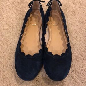 Jack Rogers navy flat 8